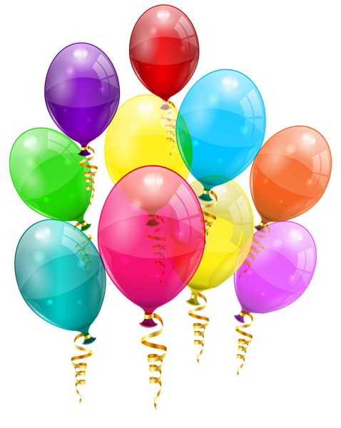 This png image - Bunch of Colorful Balloons PNG Clipart Image, is available for free download