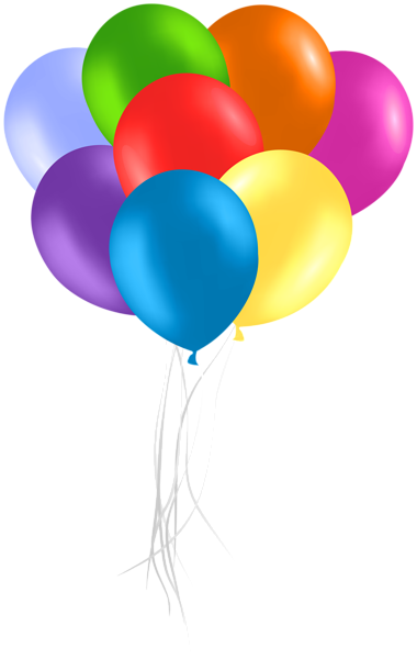 This png image - Bunch of Balloons Deco Clipart, is available for free download