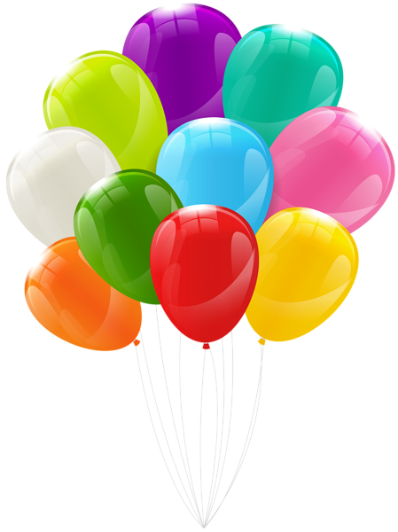 This png image - Bunch of Balloons PNG Clipart, is available for free download