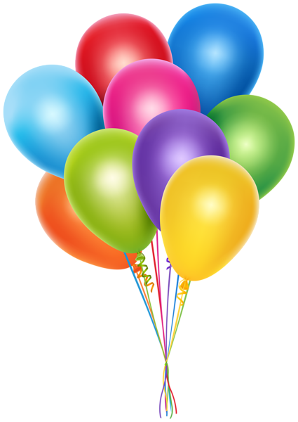 Bunch of Balloons PNG Clipart | Gallery Yopriceville - High-Quality