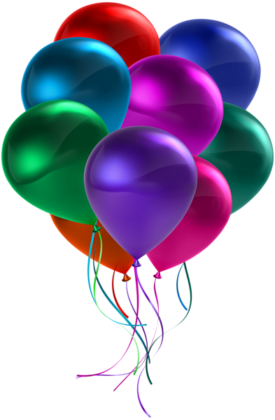 This png image - Bunch of Colorful Balloons Transparent Clip Art, is available for free download