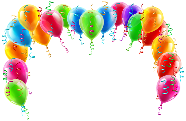 Colorful Balloon Arch PNG Clipart Picture | Gallery Yopriceville - High ...