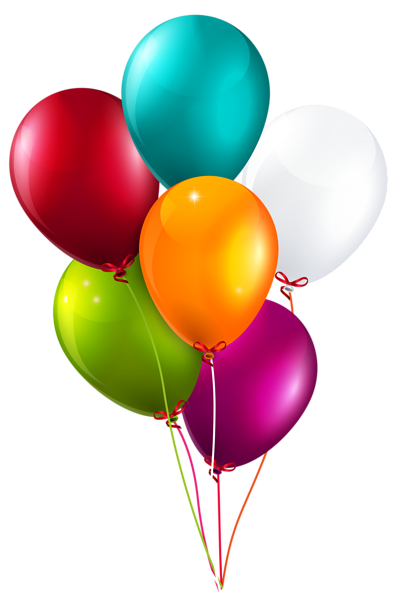 مجموعة من سكرابز بالونات Colorful_Balloons_Bunch_Large_PNG_Clipart_Image