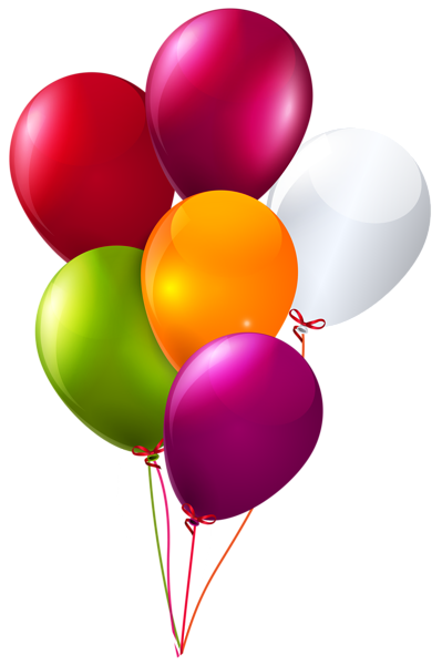 This png image - Colorful Bunch of Balloons Clipart PNG Image, is available for free download
