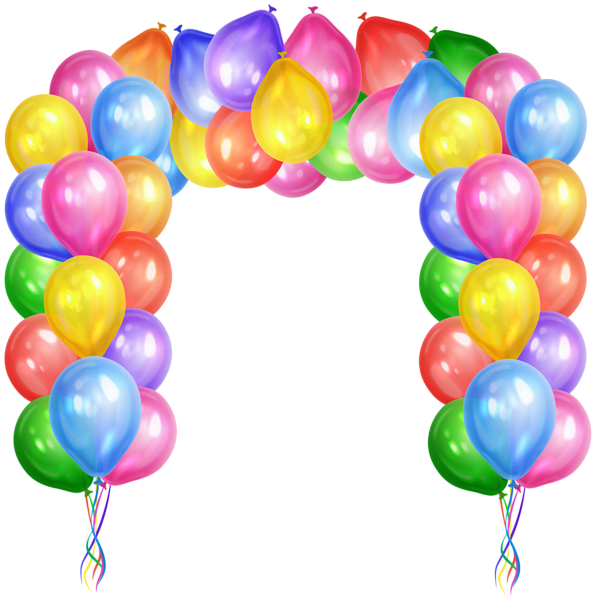 Download Decorative Balloons Arch Transparent PNG Clip Art Image ...