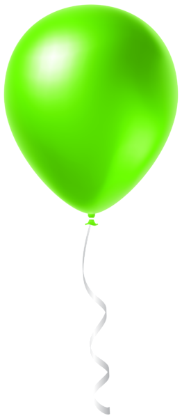 This png image - Green Single Balloon Transparent Clipart, is available for free download