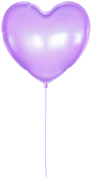 This png image - Heart Balloon Violet PNG Clipart, is available for free download