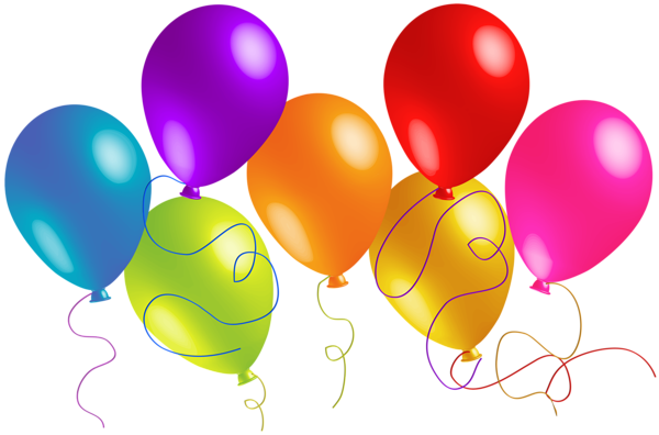 This png image - Large Transparent Colorful Balloons Clipart, is available for free download