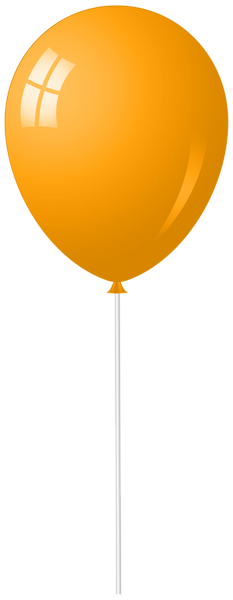 This png image - Orange Balloon Stick PNG Transparent Clipart, is available for free download