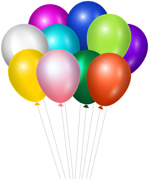 This png image - Party Balloon Bunch PNG Clipart, is available for free download
