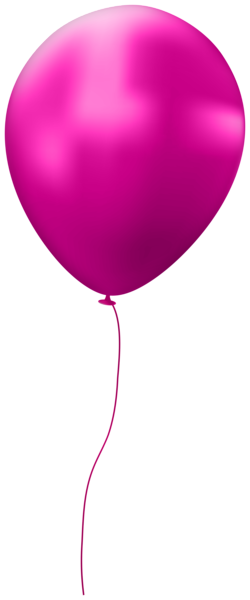 This png image - Pink Single Balloon PNG Clip Art Image, is available for free download