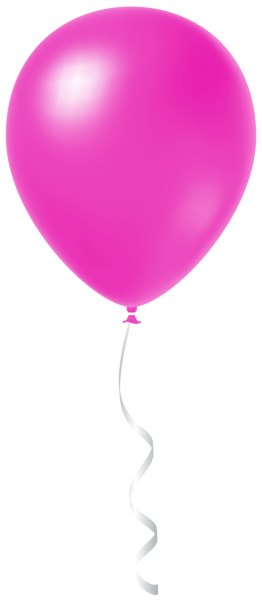 This png image - Pink Single Balloon Transparent Clipart, is available for free download