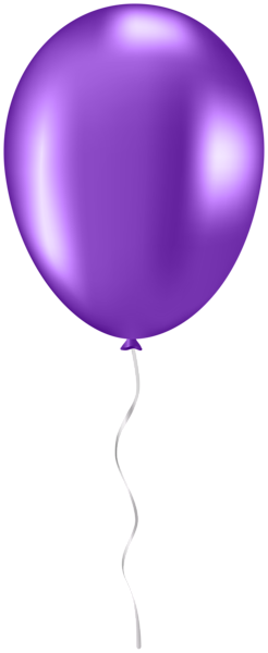Purple Single Balloon PNG Clipart | Gallery Yopriceville - High-Quality ...