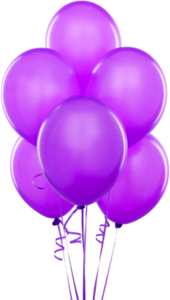 This png image - Purple Transparent Balloons Clipart, is available for free download