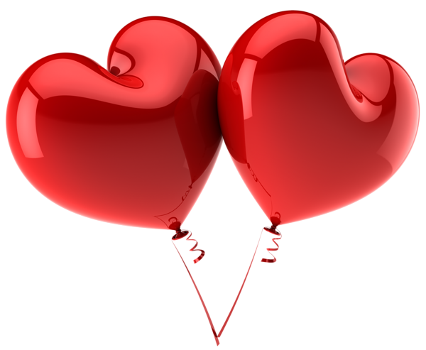 This png image - Red Large Heart Balloons PNG Clipart, is available for free download