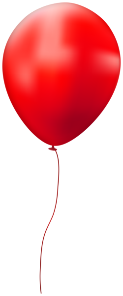 Red Single Balloon PNG Clip Art Image | Gallery Yopriceville - High ...