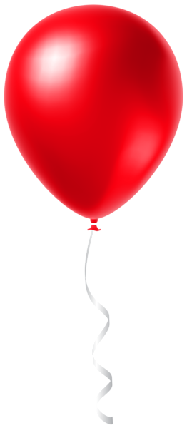 This png image - Red Single Balloon Transparent Clipart, is available for free download