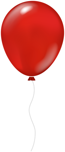 Single Balloon PNG Red Clipart | Gallery Yopriceville - High-Quality