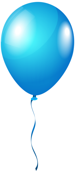 This png image - Single BlueBalloon PNG Clipart Image, is available for free download
