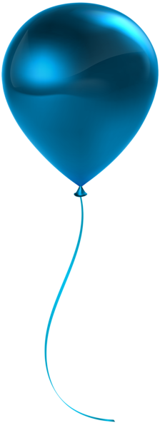 This png image - Single Blue Balloon Transparent Clip Art, is available for free download