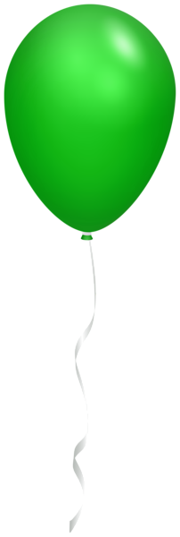 This png image - Single Green Balloon Transparent PNG Clipart, is available for free download