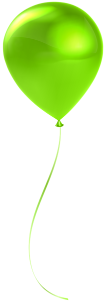This png image - Single Lime Balloon Transparent Clip Art, is available for free download