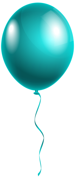 This png image - Single Modern Blue Balloon PNG Clipart Image, is available for free download