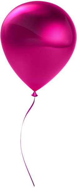 This png image - Single Pink Balloon Transparent Clip Art, is available for free download