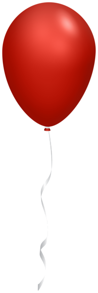 This png image - Single Red Balloon Transparent PNG Clipart, is available for free download
