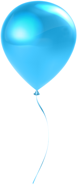 This png image - Single Sky Blue Balloon Transparent Clip Art, is available for free download