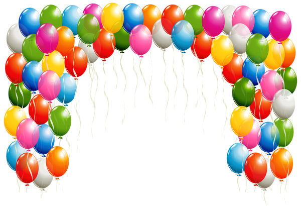 This png image - Transparent Balloons Arch Clipart Image, is available for free download