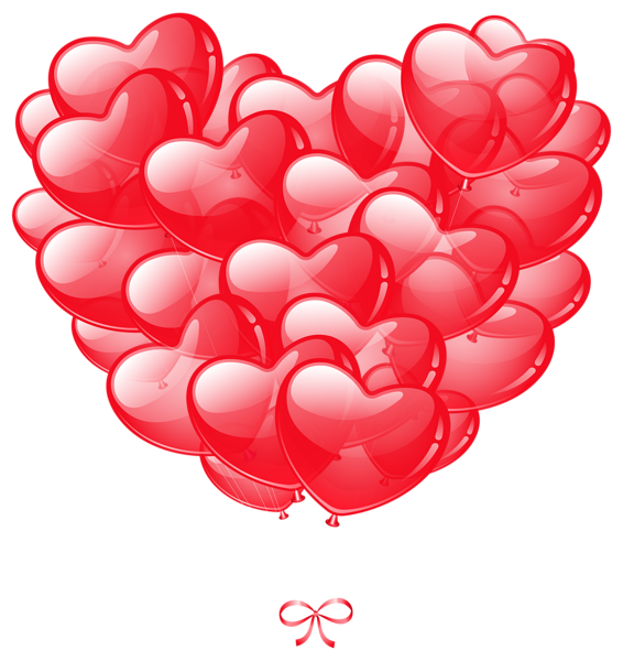 This png image - Transparent Heart Balloons PNG Image, is available for free download