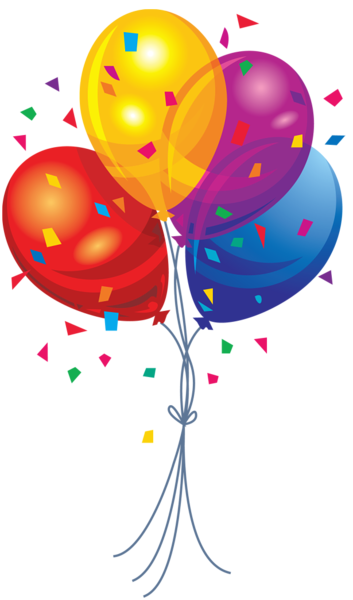 This png image - Transparent Multi Color Balloons Clipart, is available for free download