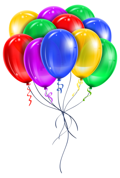 This png image - Transparent Multi Color Balloons PNG Picture Clipart, is available for free download
