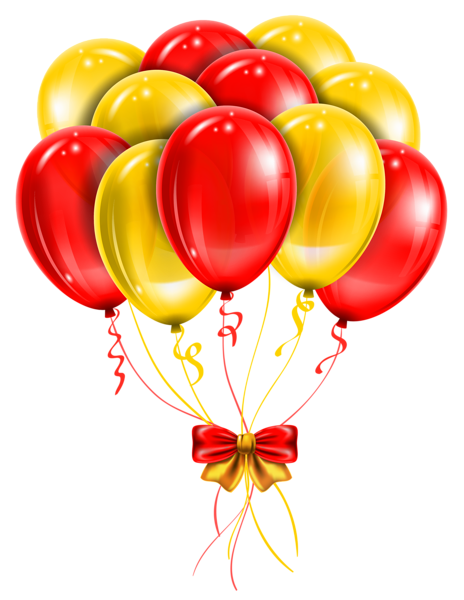 This png image - Transparent Red Yellow Balloons PNG Picture Clipart, is available for free download