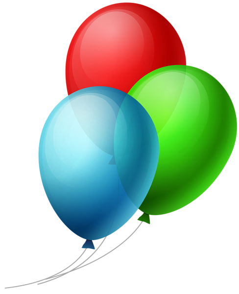 Transparent Three Balloons PNG Clipart | Gallery Yopriceville - High ...