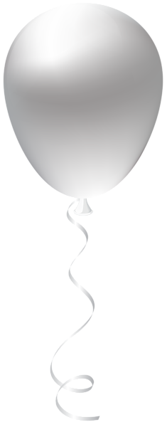 White Balloon PNG Clip Art Image | Gallery Yopriceville - High-Quality ...