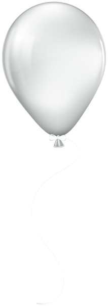 This png image - White Balloon PNG Clipart, is available for free download