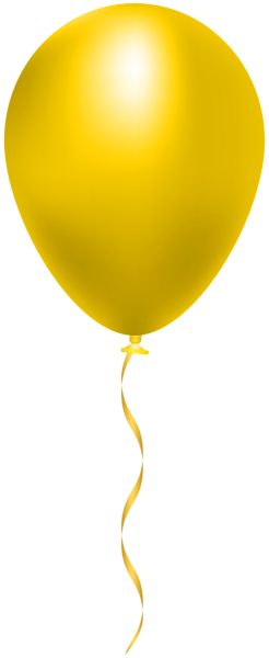 Yellow Balloon PNG Clip Art Image | Gallery Yopriceville - High-Quality