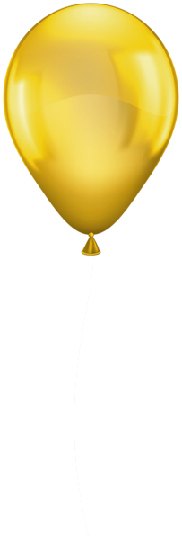 This png image - Yellow Balloon Transparent PNG Clipart, is available for free download
