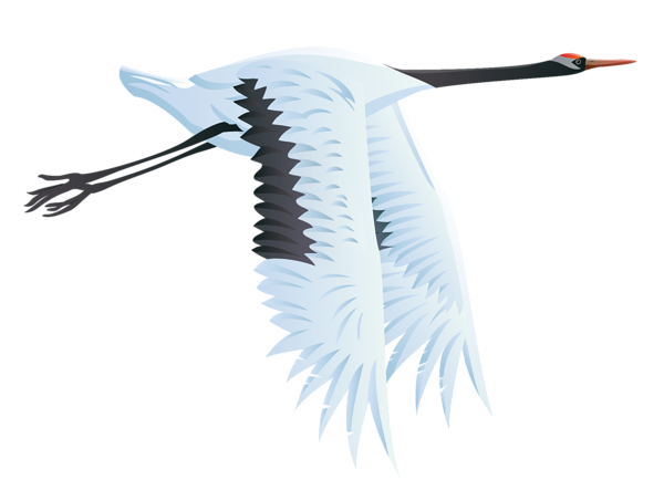This png image - Large Bird Crane PNG Vector Clipart, is available for free download
