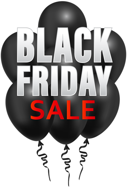 This png image - Black Friday Baloons PNG Clip Art, is available for free download