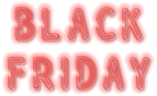 This png image - Black Friday Neon Text PNG Clip Art Image, is available for free download