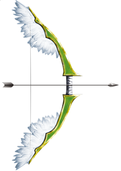 This png image - Bow with Wings Clipart, is available for free download