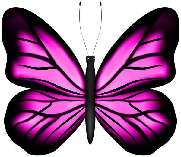 This png image - Beautiful Butterfly Pink PNG Clipart, is available for free download