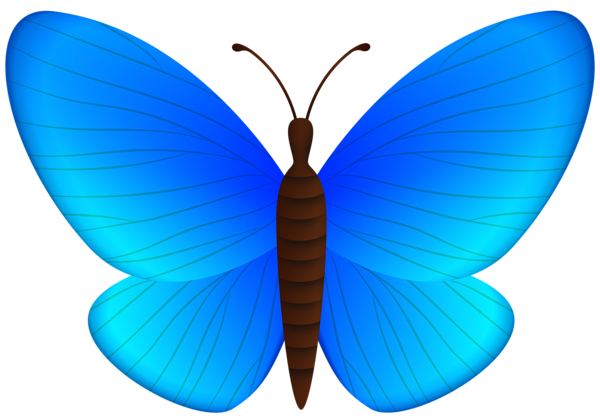 This png image - Blue Butterfly PNG Clipart, is available for free download