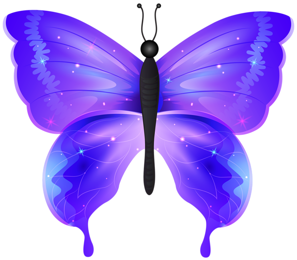 This png image - Blue Butterfly PNG Transparent Clipart, is available for free download