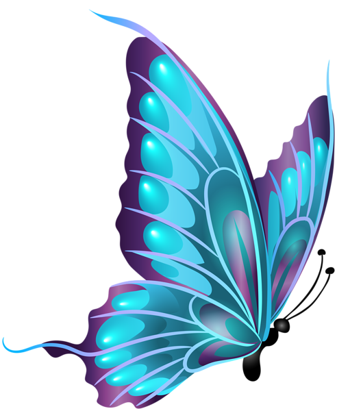 This png image - Blue Butterfly Transparent PNG Clipart, is available for free download