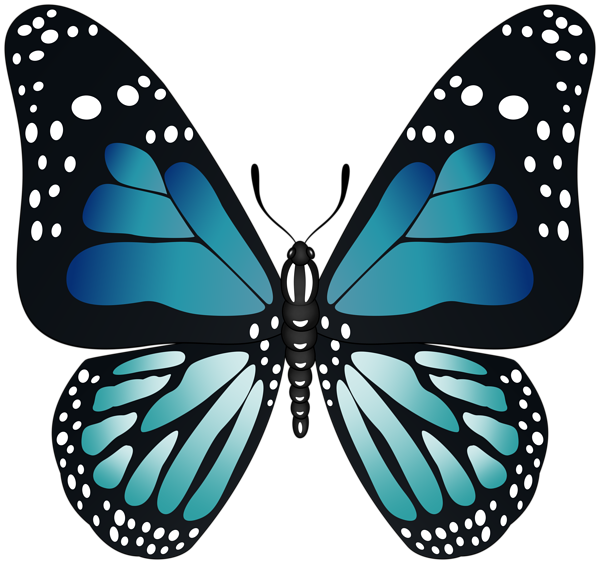 Blue Butterfly Transparent PNG Image | Gallery Yopriceville - High ...
