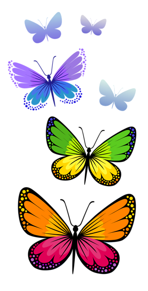 This png image - Butterflies Composition PNG Clipart Image, is available for free download